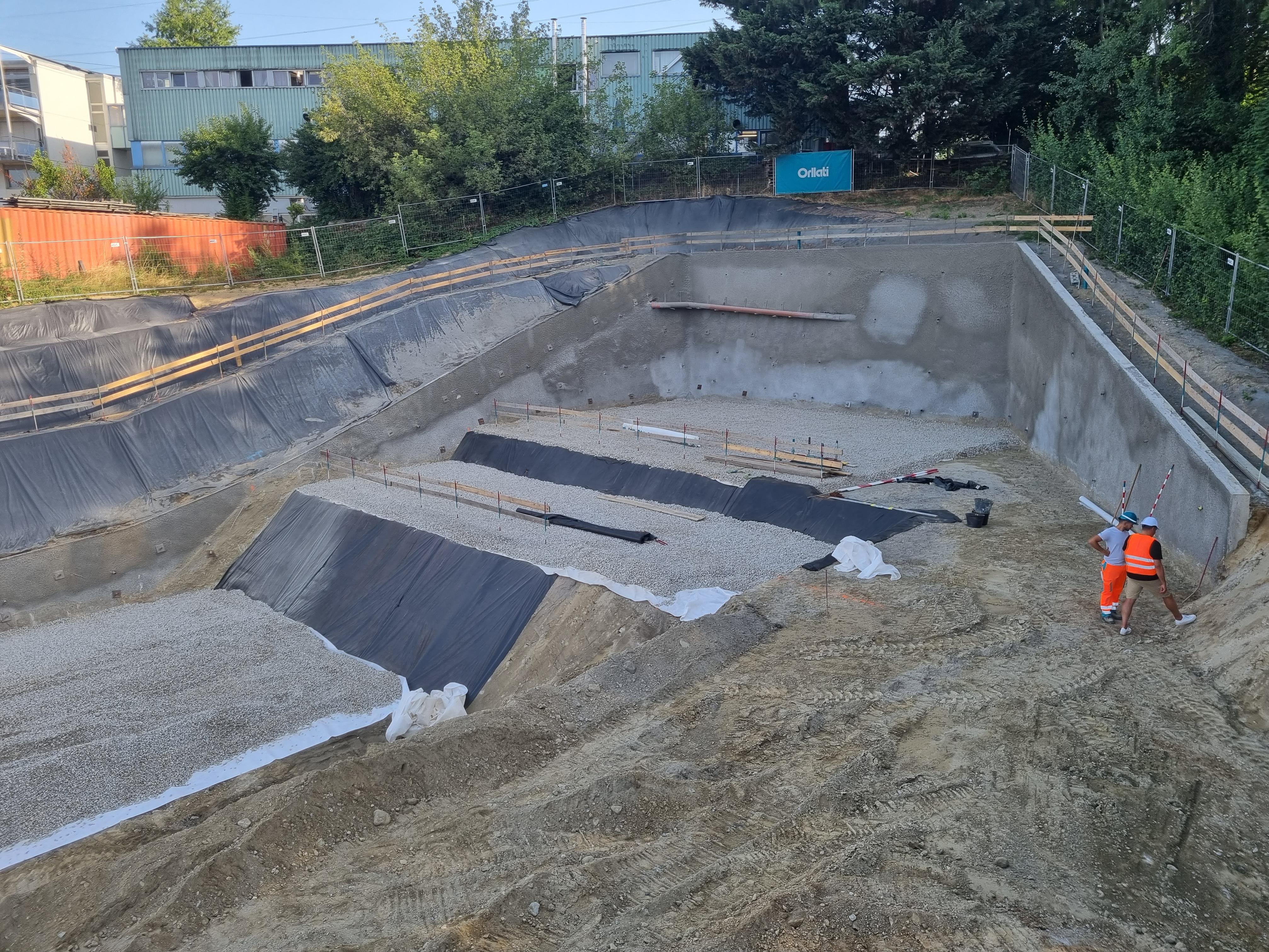 Nagelwand und Rühlwand